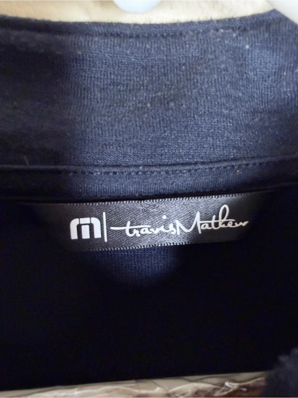 Travis Matthew Mens XL Gray 1/4 Zip Cotton Pullover